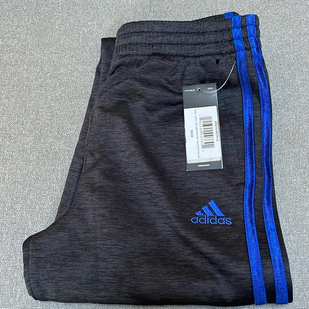 Adidas youth indicator pant, size L(14-16), new with tags, never worn